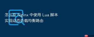 怎么在 nginx 中使用 lua 脚本实现动态负载均衡路由