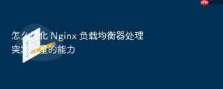 怎么优化 Nginx 负载均衡器处理突发流量的能力