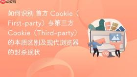 如何识别 首方 cookie（first-party）与第三方 cookie（third-party） 的本质区别及现代浏览器的封杀现状