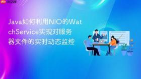 java如何利用nio的watchservice实现对服务器文件的实时动态监控