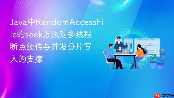 java中randomaccessfile的seek方法对多线程断点续传与并发分片写入的支撑