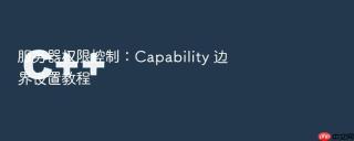 服务器权限控制：capability 边界设置教程