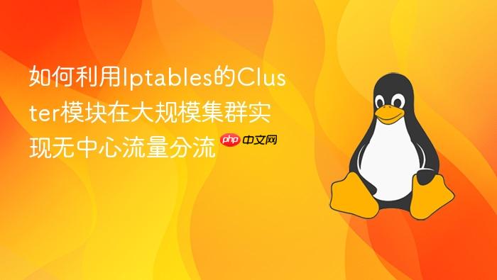 如何利用iptables的cluster模块在大规模集群实现无中心流量分流