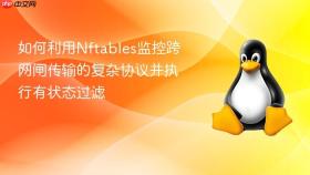 如何利用nftables监控跨网闸传输的复杂协议并执行有状态过滤