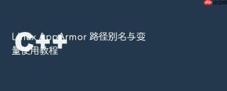 Linux AppArmor 路径别名与变量使用教程