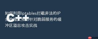如何利用Iptables拦截非法的IP分片报文预防针对脆弱服务的缓冲区溢出攻击实战