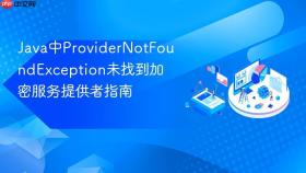 java中providernotfoundexception未找到加密服务提供者指南