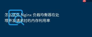 怎么优化 nginx 负载均衡器在处理并发请求时的内存利用率