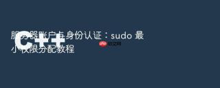 服务器账户与身份认证：sudo 最小权限分配教程