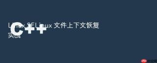 linux selinux 文件上下文恢复实战