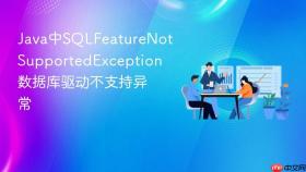java中sqlfeaturenotsupportedexception数据库驱动不支持异常