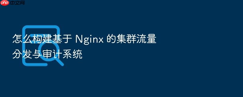怎么构建基于 nginx 的集群流量分发与审计系统
