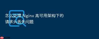 怎么处理 Nginx 高可用架构下的请求头丢失问题