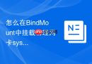 怎么在BindMount中挂载物理网卡sys目录实现容器内直控