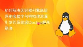 如何解决因容器引擎底层网络套接字句柄物理泄漏引发的系统级docker假死崩溃