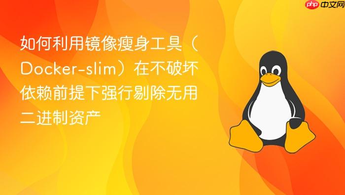 如何利用镜像瘦身工具(docker-slim)在不破坏依赖前提下强行剔除无用二进制资产