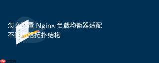 怎么配置 nginx 负载均衡器适配不同网络拓扑结构