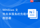 Windows 文件共享服务的负载均衡部署