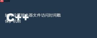 如何设置服务器文件访问时间戳保护机制