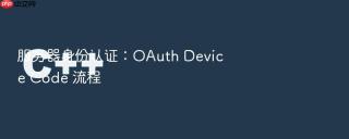 服务器身份认证:oauth device code 流程