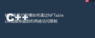 针对多租户环境如何通过nftables实现服务级别的网络访问限制