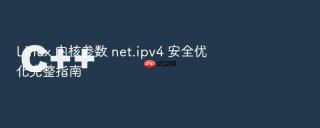 linux 内核参数 net.ipv4 安全优化完整指南