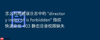 怎么利用错误日志中的 \
