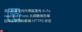 怎么配置反向代理层透传 x-forwarded-proto 头部确保后端应用正确感知前端 https 状态