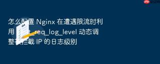 怎么配置 nginx 在遭遇限流时利用 limit_req_log_level 动态调整被拦截 ip 的日志级别