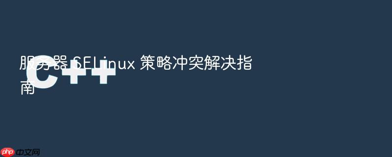 服务器 selinux 策略冲突解决指南