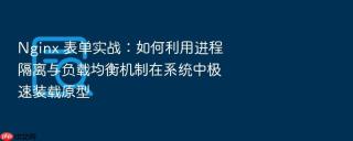 Nginx 表单实战：如何利用进程隔离与负载均衡机制在系统中极速装载原型