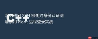 怎么利用 SSH 密钥对身份认证彻底禁用 Root 远程登录实战