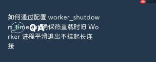 如何通过配置 worker_shutdown_timeout 确保热重载时旧 worker 进程平滑退出不挂起长连接