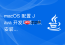 macOS 配置 Java 开发环境：从安装到环境变量设置