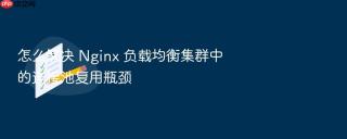 怎么解决 Nginx 负载均衡集群中的连接池复用瓶颈