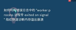 如何利用错误日志中的 \