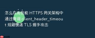 怎么在高性能 https 网关架构中通过微调 client_header_timeout 规避慢速 tls 握手攻击