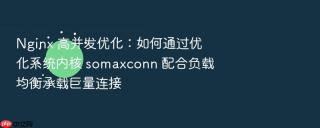 nginx 高并发优化:如何通过优化系统内核 somaxconn 配合负载均衡承载巨量连接