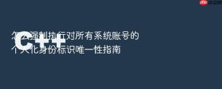 怎么强制执行对所有系统账号的个人化身份标识唯一性指南