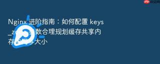 Nginx 进阶指南：如何配置 keys_zone 参数合理规划缓存共享内存空间与大小