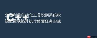 怎么利用自动化工具识别系统权限配置缺陷并执行修复任务实战