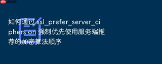 如何通过 ssl_prefer_server_ciphers on 强制优先使用服务端推荐的加密算法顺序