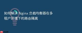 如何解决 Nginx 负载均衡器在多租户环境下的路由隔离