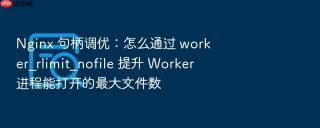 nginx 句柄调优:怎么通过 worker_rlimit_nofile 提升 worker 进程能打开的最大文件数