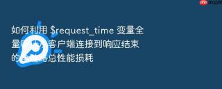 如何利用 $request_time 变量全量审计从客户端连接到响应结束的全链路总性能损耗