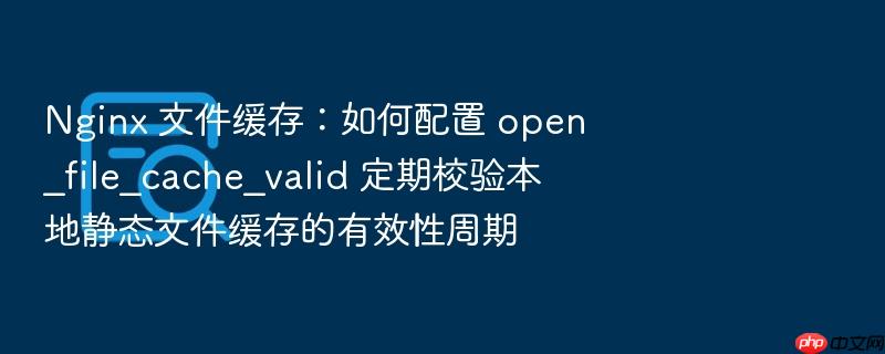 nginx 文件缓存：如何配置 open_file_cache_valid 定期校验本地静态文件缓存的有效性周期