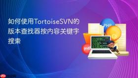 如何使用TortoiseSVN的版本查找器按内容关键字搜索