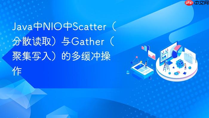 java中nio中scatter(分散读取)与gather(聚集写入)的多缓冲操作