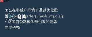 怎么在多租户环境下通过优化配置 proxy_headers_hash_max_size 防范复杂路径头部引发的哈希冲突卡顿