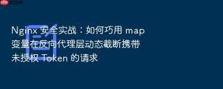 nginx 安全实战:如何巧用 map 变量在反向代理层动态截断携带未授权 token 的请求